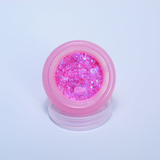 Neon Garden Glitter Pot